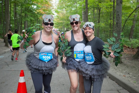 Creative costumes on display at Oasis Zoo Run